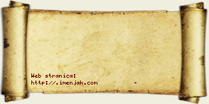 Andjelina Trebovac vizit kartica